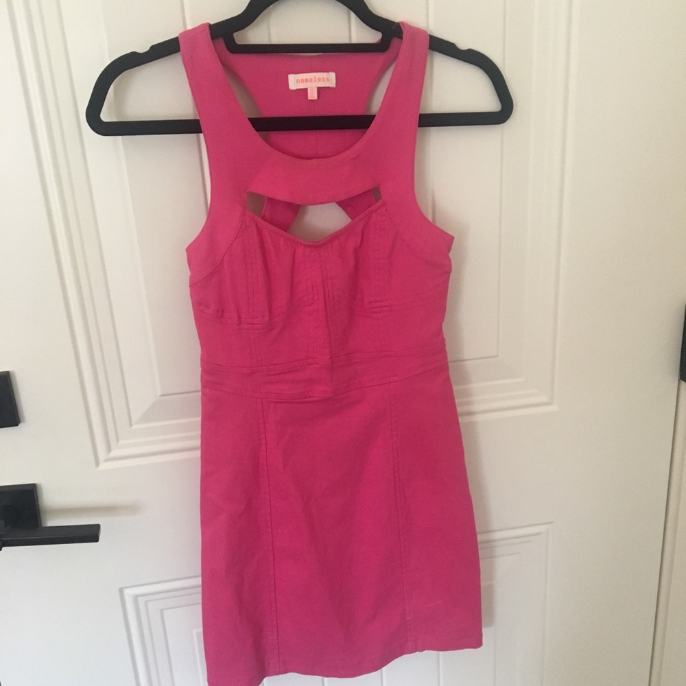 Bodycon Cutout “Denim” Dress